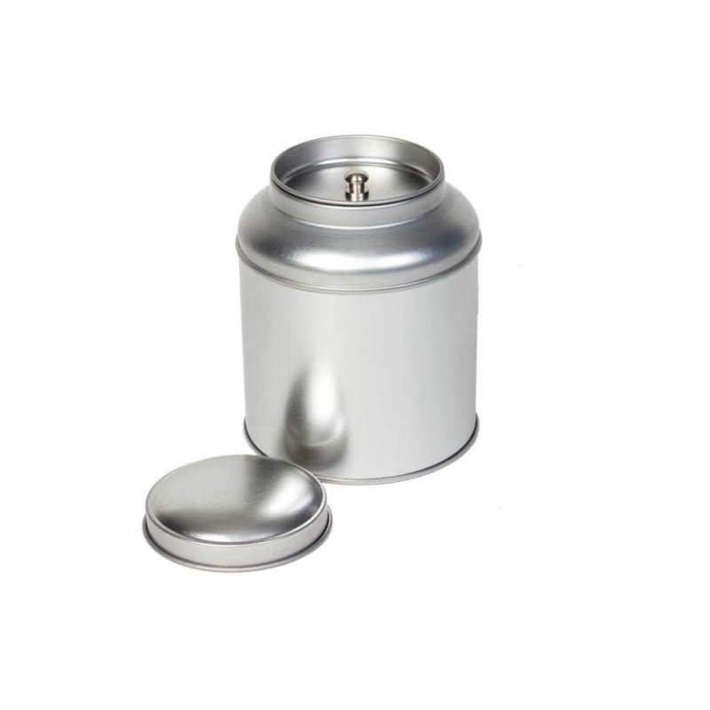 Round Domed Tin Silver - 100g