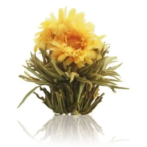 Caixa de Madeira com 12 Flores de Chá | Creano Blooming Teas | Flor de Chá