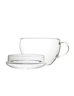 Box with 2 Cups Creano 200ml | For Tea Bag and Tea Flower | Practical