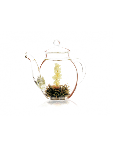Teaset Teekanne mit 6 Blumen-Tee