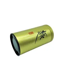 Contenitore per Tè Giapponese d'Oro con coperchio