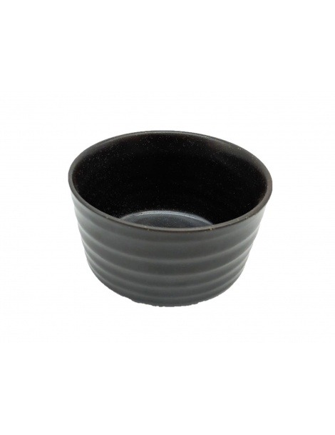 Chawan Black - Porcelain Bowl for Matcha