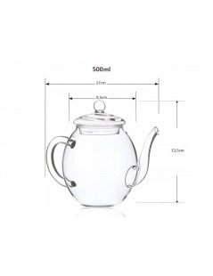 Glass Teapot with 500ml