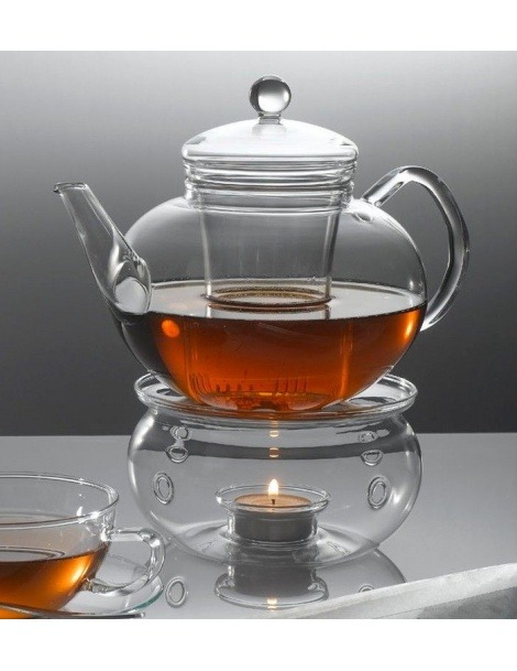 Chauffe-thé en verre