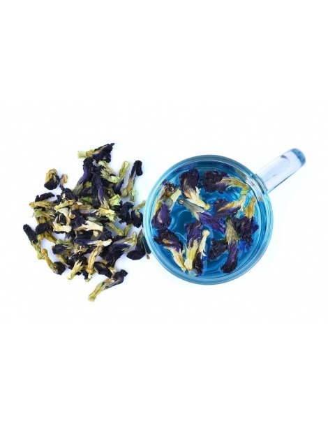 Chá Azul Butterfly pea flower tea (Clitoria ternatea)
