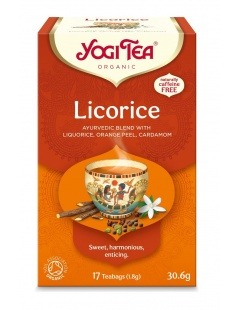 Yogi Tea Bio Licorice - Regaliz - Alcaçuz - 17 Saquetas
