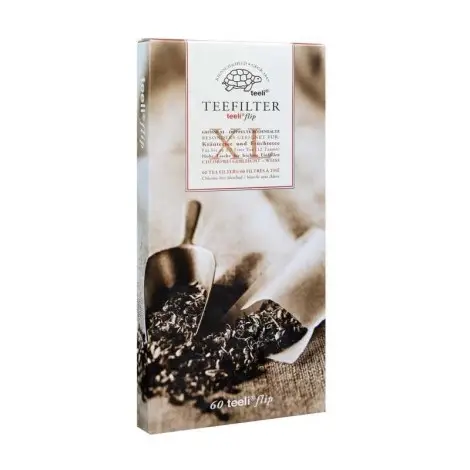 Paper Tea Filters size XL with 60 Units ideal for loose teas and herbs