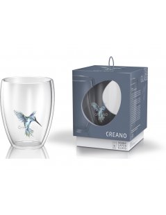 Tasse Doppelglas Creano - Colibri Blau