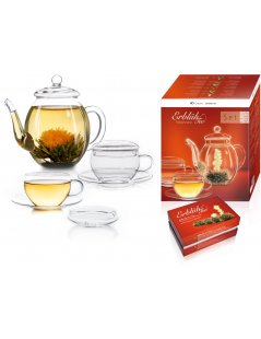 Abloom Teaset (1 Teapot, 2 Cups and 6 Blooming teas)