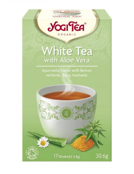 Yogi Tea Chá Branco Aloé Vera Bio - 17 Saquetas