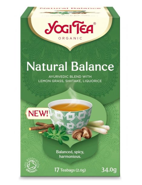 Yogi Tea Equilíbrio Natural Bio - 17 Saquetas