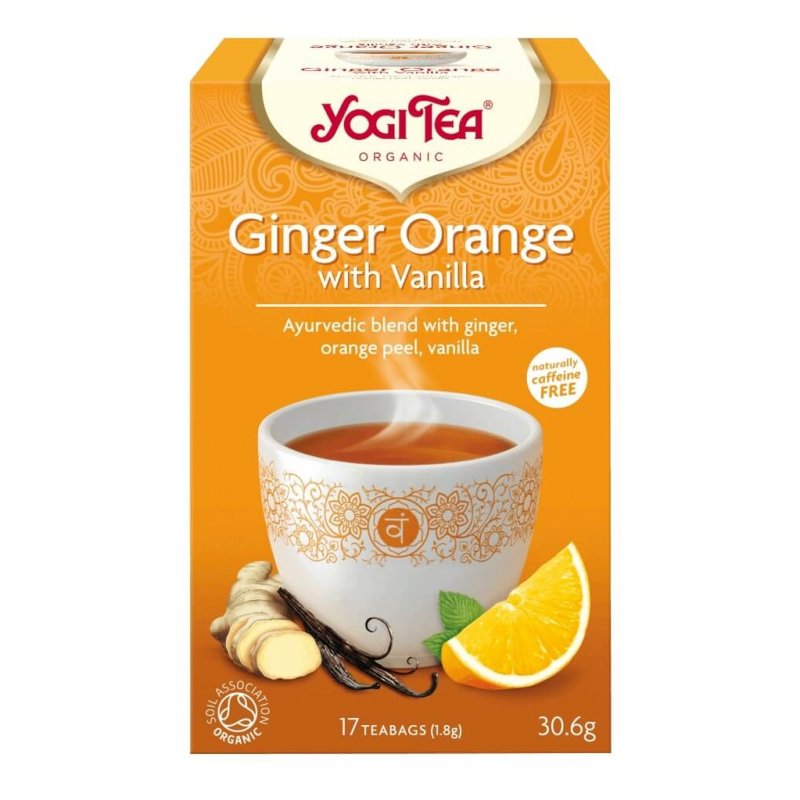Yogi Tea Ingwer Orange mit Vanille Bio - 17 Beutel