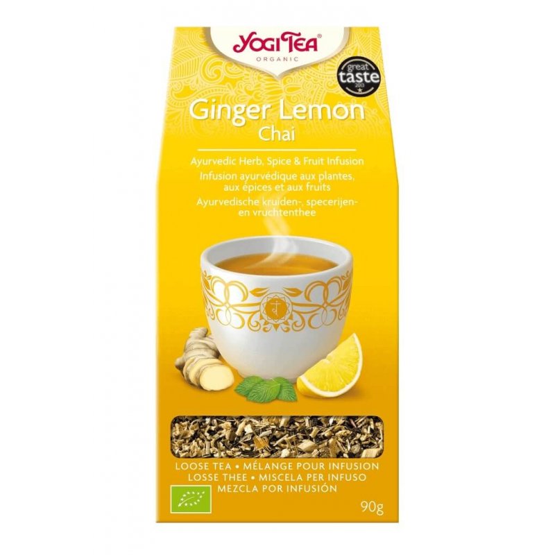 Yogi Tea Ginger Lemon Chai Organic - 90g