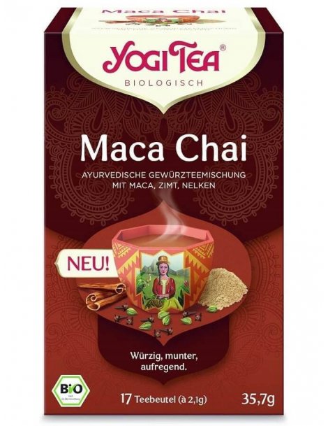 Yogi Tea Chai Maca Biológico - 17 Bustine