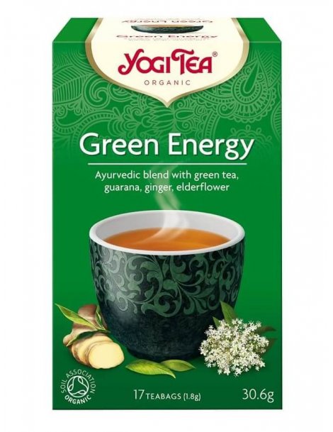 Yogi Tea Chá Verde Energia Bio - 17 Saquetas