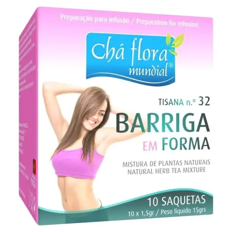 Tee Bauch in Form 10 Sachets | Medizinischer Tee, um Bauchfett zu verbrennen