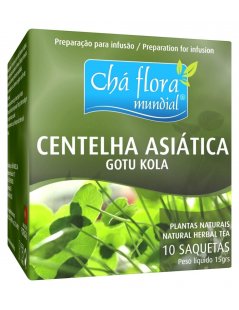 Chá de Centelha Asiática em Saquetas - Centella - Gotu Kola