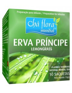 Chá de Erva-Príncipe em Saquetas - Chá Príncipe - Cymbopogon citratus