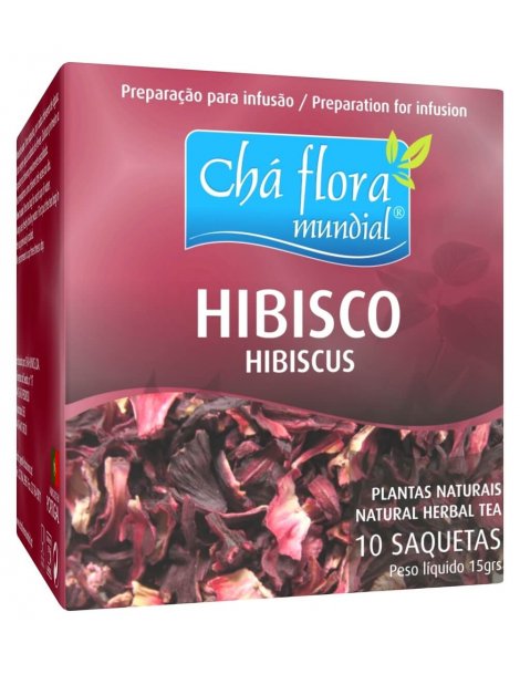 Chá de Hibiscos em Saquetas - Hibiskus - hibiscus sabdariffa
