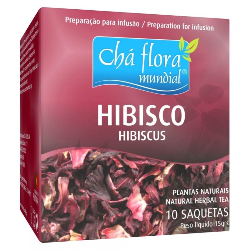 Chá de Hibiscos em Saquetas - Hibiskus - hibiscus sabdariffa