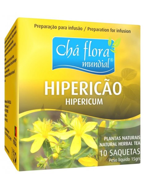 Chá de Hipericão em saquetas - Hypericum perfoliatum - Erva de São João