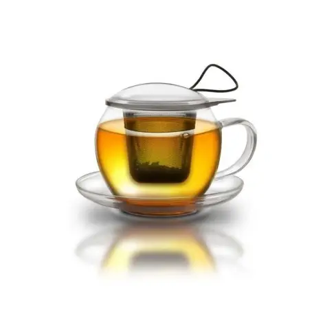 Tazza di Vetro Jumbo 450ml | Creano Teaglass | Tazza di Tè