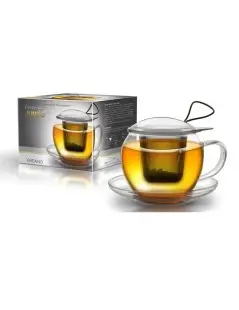 Tazza di Vetro Jumbo 450ml | Creano Teaglass | Tazza di Tè