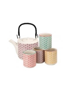 Tea Set "Mina" Four Cups and Teapot