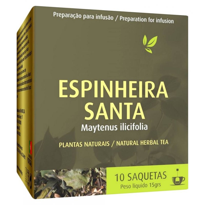 Espinheira Santa Herbal Tea (Maytenus ilicifolia) - 10 Sachets