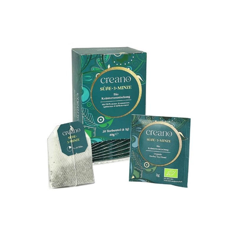 Creano Sweetness 3 Mints Organic Tea - 20 Sachets