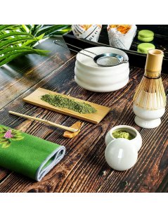 Chá Verde Japonês Matcha Ceremonial Hisui Bio - 1kg