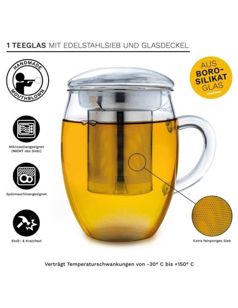 Teaglass Creano "All-In-One" Inox Cup - 400ml