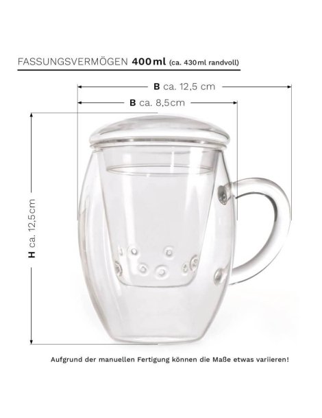Becher Glas Teaglass - 400ml