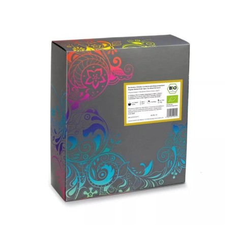 Organic Creano Tea Box with 9 types of gourmet Teas in premium Metal Tins