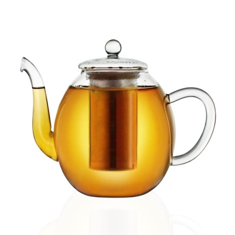 Théière en Verre avec Infuseur 1500ml - Résistant aux Hautes Températures
