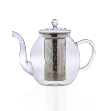 Théière en Verre avec Infuseur 1500ml - Résistant aux Hautes Températures