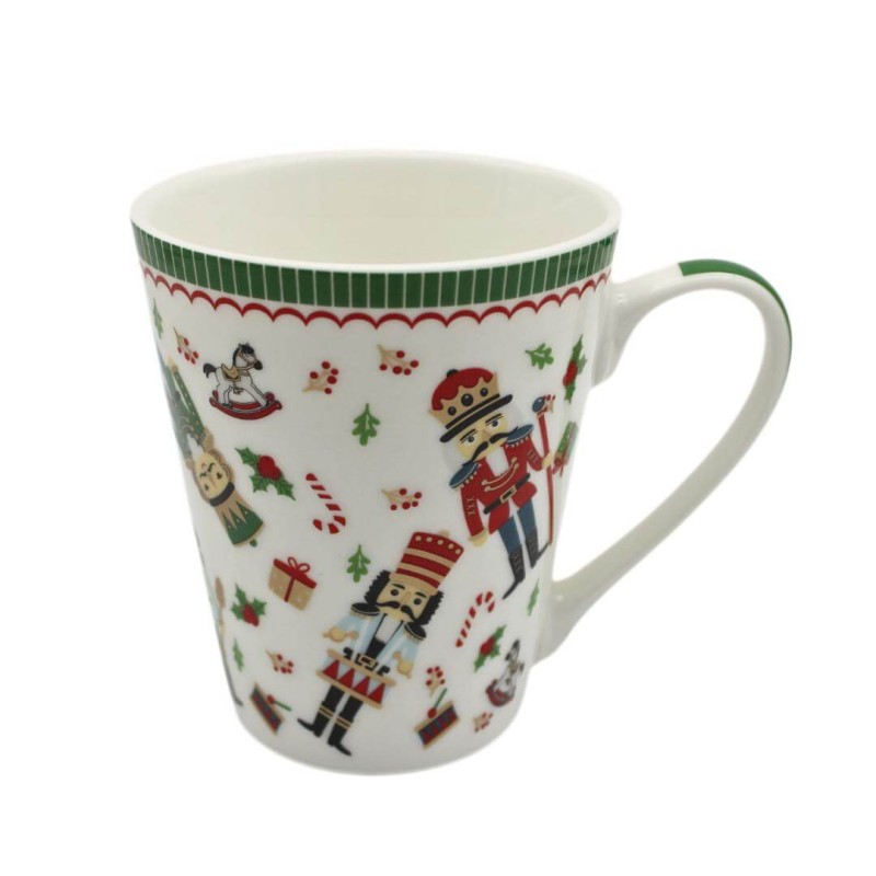 Porcelain Mug "Christmas Gifts" with 300ml resistant to high temperatures