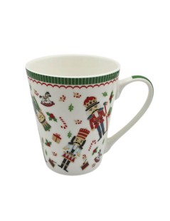 Porcelain Mug "Christmas Gifts" with 300ml resistant to high temperatures