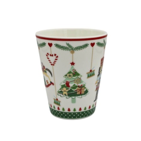 Caneca de Porcelana Enfeites Natalícios - 300 ml