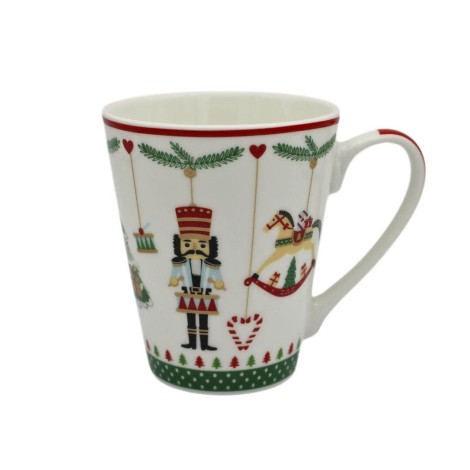 Porcelain Mug "Christmas Markets" with 300ml capacity | Christmas gift