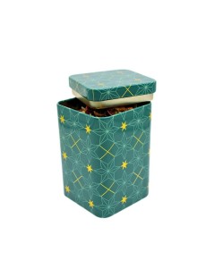 Elegant Star Tea Tin with 100grs capacity is the ideal Christmas Gift