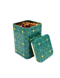 Elegant Star Tea Tin with 100grs capacity is the ideal Christmas Gift