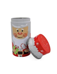 Holly Christmas Tea Tin 150grs is ideal for store Tea, Coffee or Biscuits