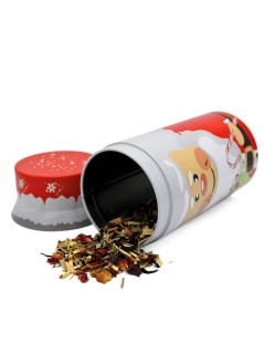 Lata Papá Noel 150grs accesorio perfecto para guardar Té, Café o Galletas