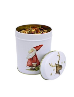 Santa and Angel Tea Tin with 150grs cap. is the ideal Christmas gift