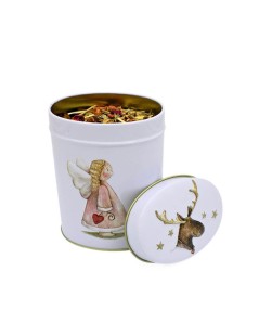 Santa and Angel Tea Tin with 150grs cap. is the ideal Christmas gift