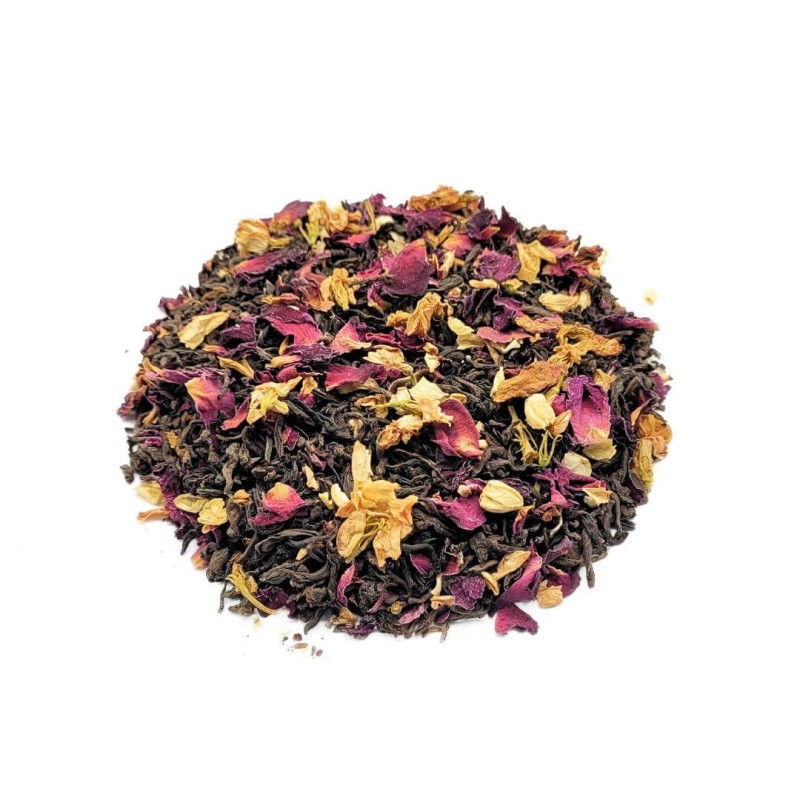 Tè Rosso Pu Erh Rosa Viola