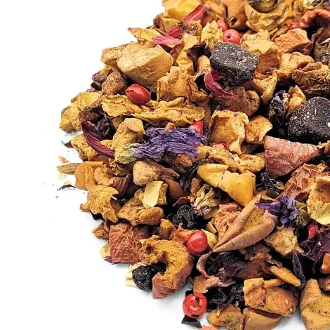 Früchtetee mit Granatapfel, Acai & Zitrone