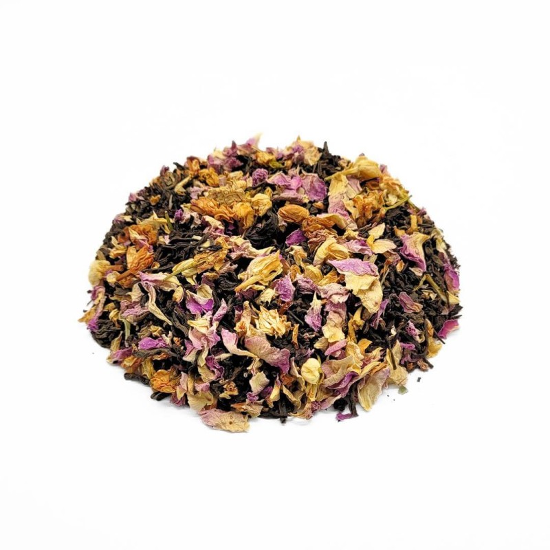 Red Tea Pu Erh Pink Purple