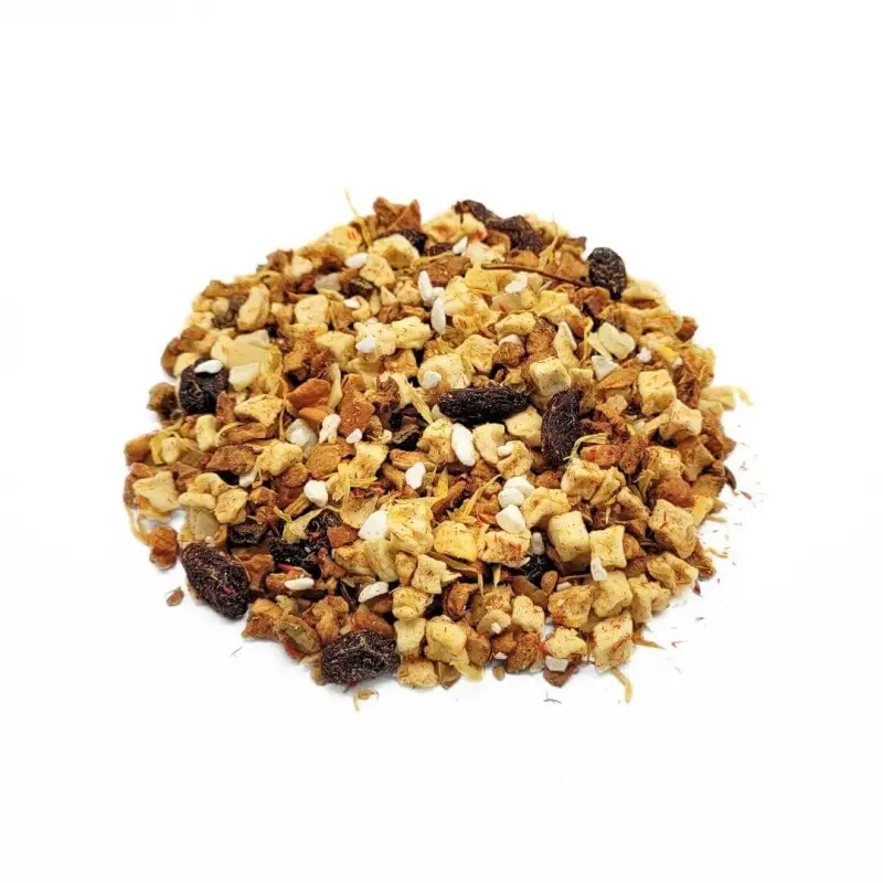 Chá de Frutas Pomar Dourado – Infusão Suave com Maçã, Limão e Baunilha